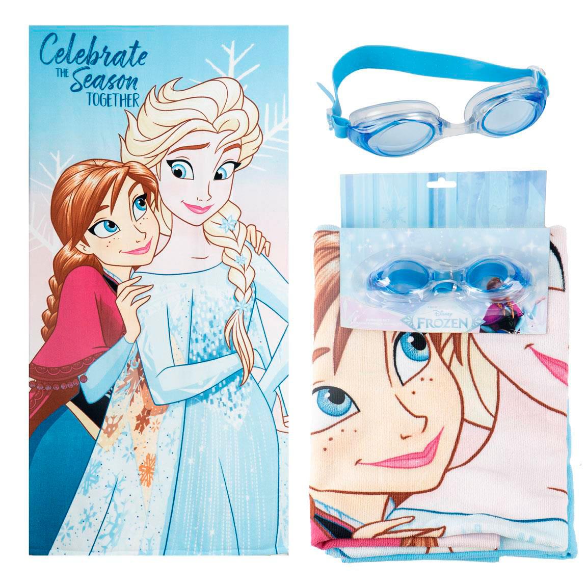 Cerdá Frozen set peškir i naočale za plivanje
