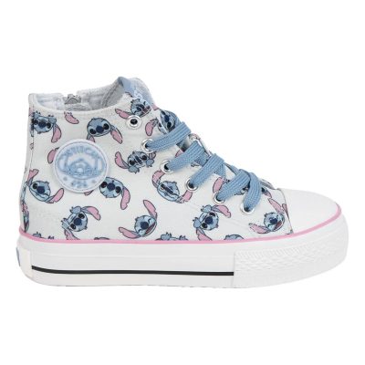 Cerdá Stitch visoke platnene dječije patike s TPR đonom