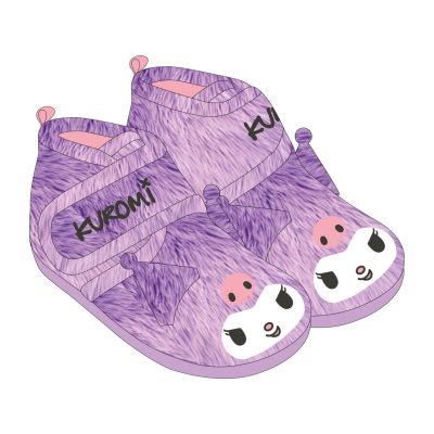 Cerdá Hello Kitty Kuromi visoke kućne papuče s aplikacijama
