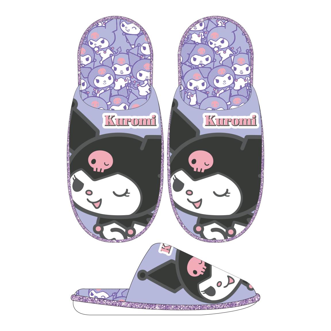 Cerdá Hello Kitty Kuromi otvorene kućne papuče – dizajn 2