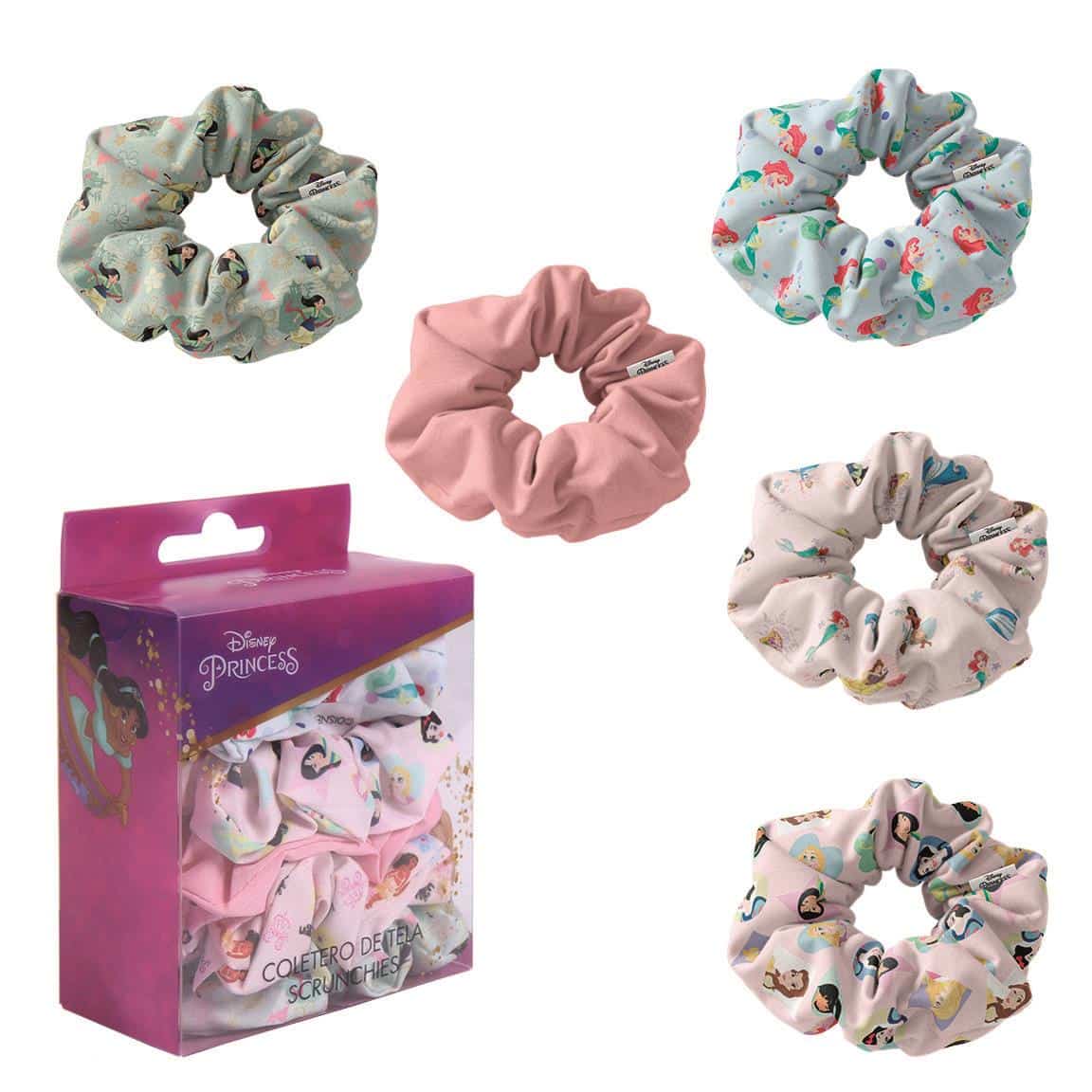 Cerdá Disney Princess scrunchie gumice za kosu, 5 komada