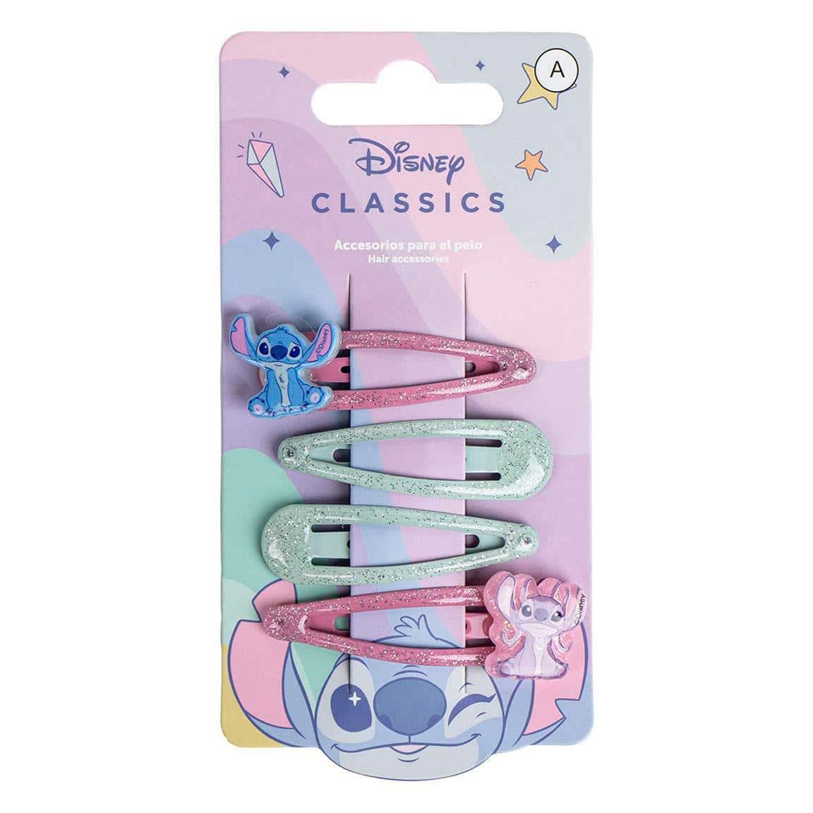 Cerdá Stitch šnalice za kosu, 4 komada