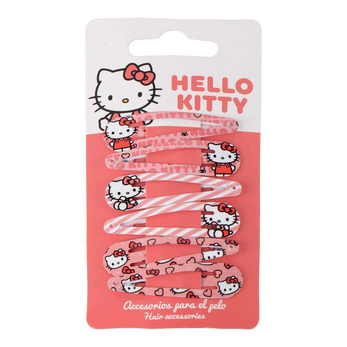 Cerdá Hello Kitty šnalice za kosu, 6 komada – varijanta 1