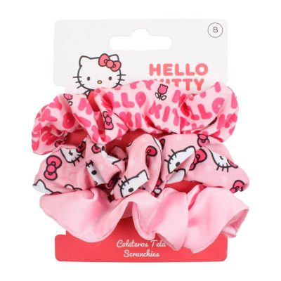 Cerdá Hello Kitty scrunchie gumice za kosu, 3 komada