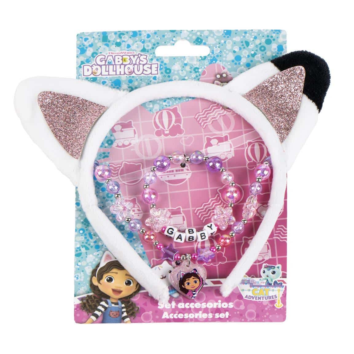 Cerdá Gabby's Dollhouse set dječijeg nakita, 3 komada
