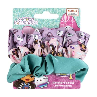 Cerdá Gabby's Dollhouse scrunchie gumice za kosu, 3 komada