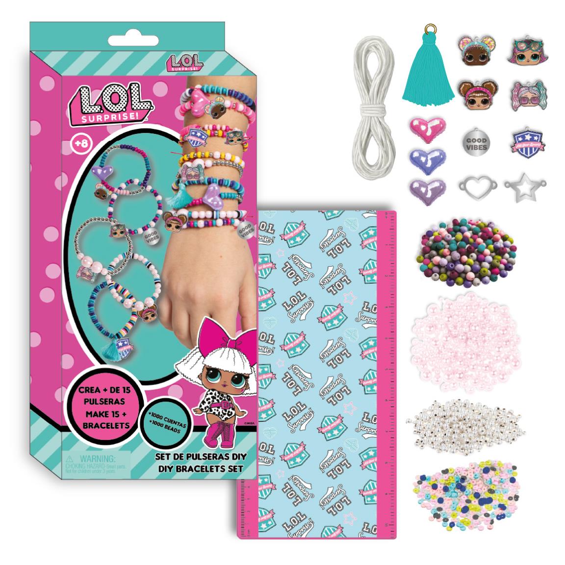Cerdá L.O.L. Surprise! DIY set za izradu narukvica – varijanta 1