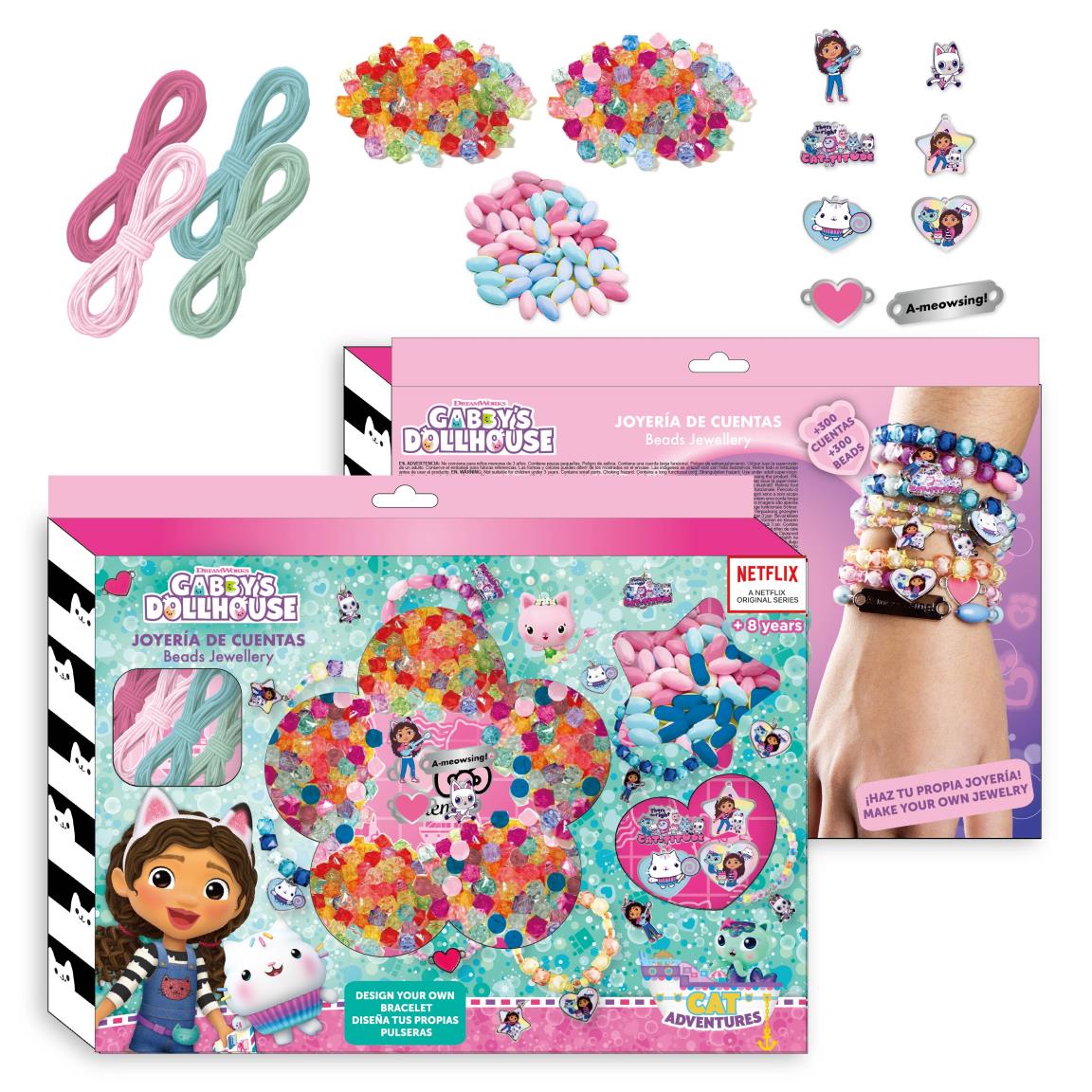 Cerdá Gabby's Dollhouse DIY set za izradu narukvica