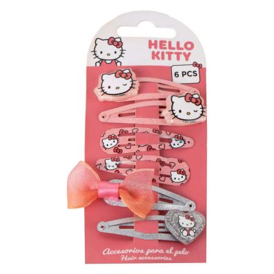 Cerdá Hello Kitty šnalice za kosu, 6 komada – varijanta 2