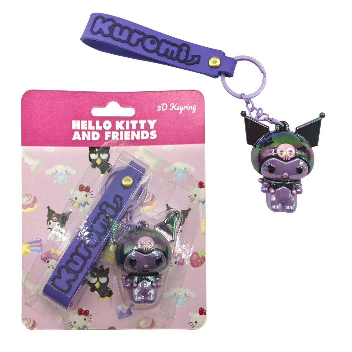 Cerdá Hello Kitty Kuromi 3D privjesak za ključeve
