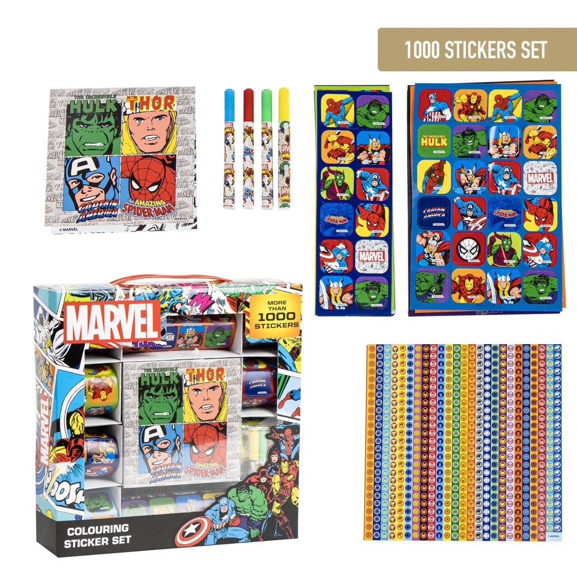 Cerdá Marvel set od 1000 naljepnica