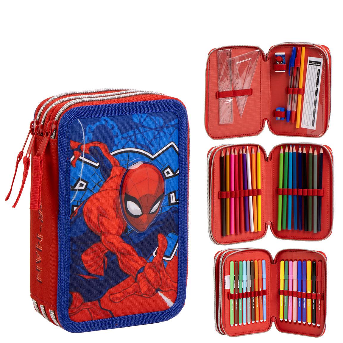 Cerdá Spider-Man opremljena pernica s Giotto priborom