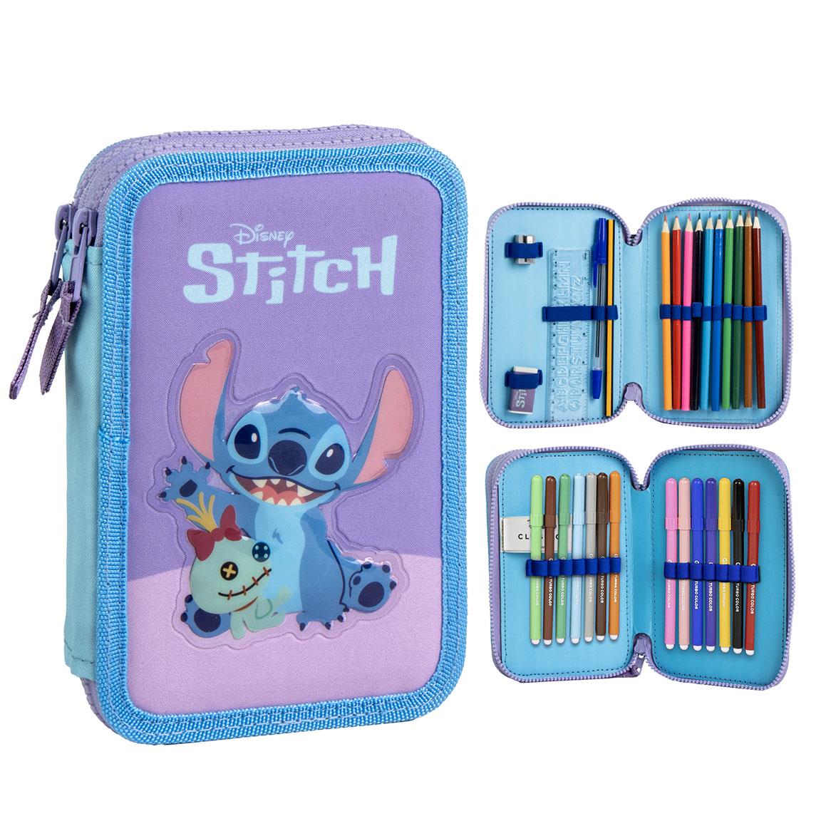 Cerdá Stitch opremljena pernica – varijanta 1