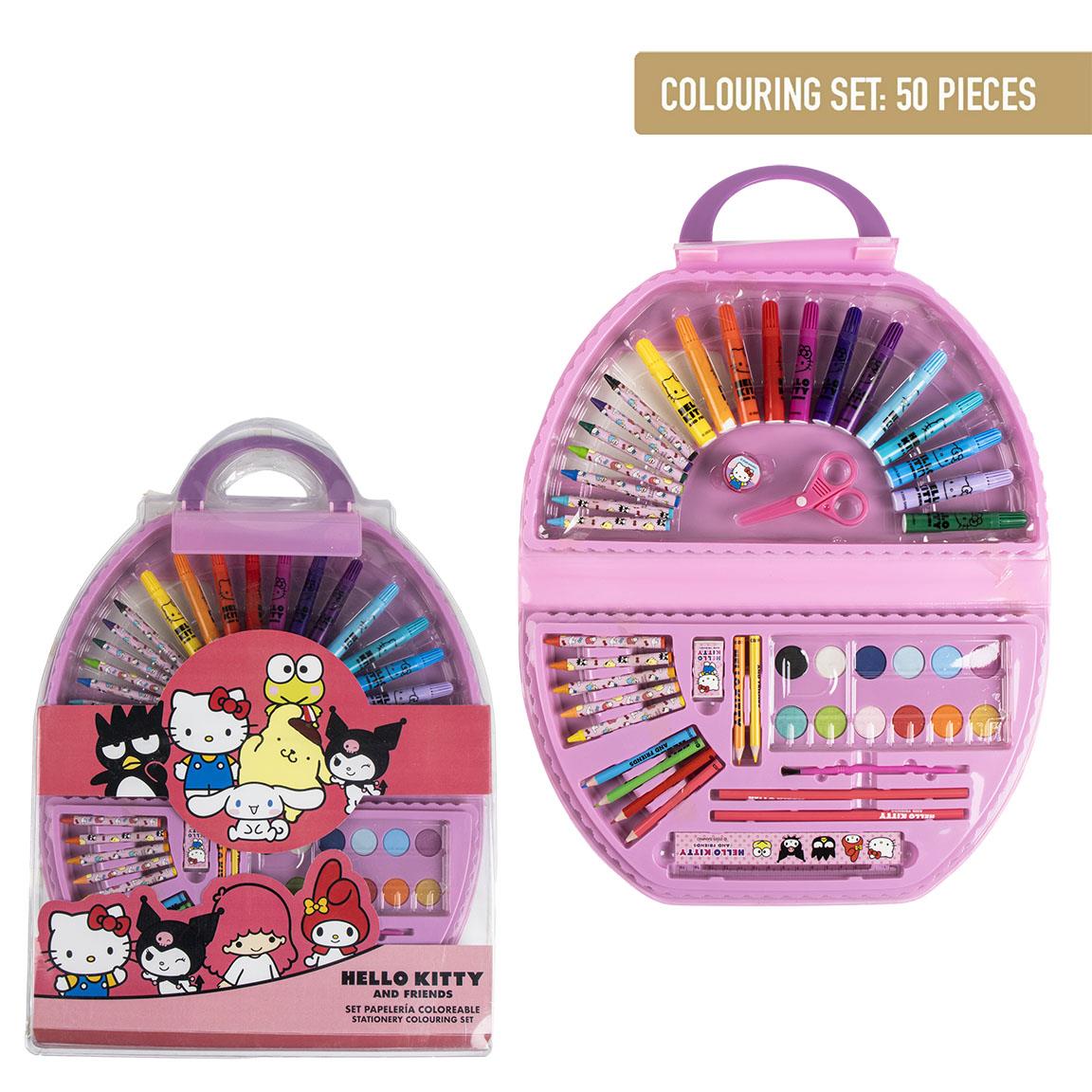Cerdá Hello Kitty set za bojenje, 50 dijelova