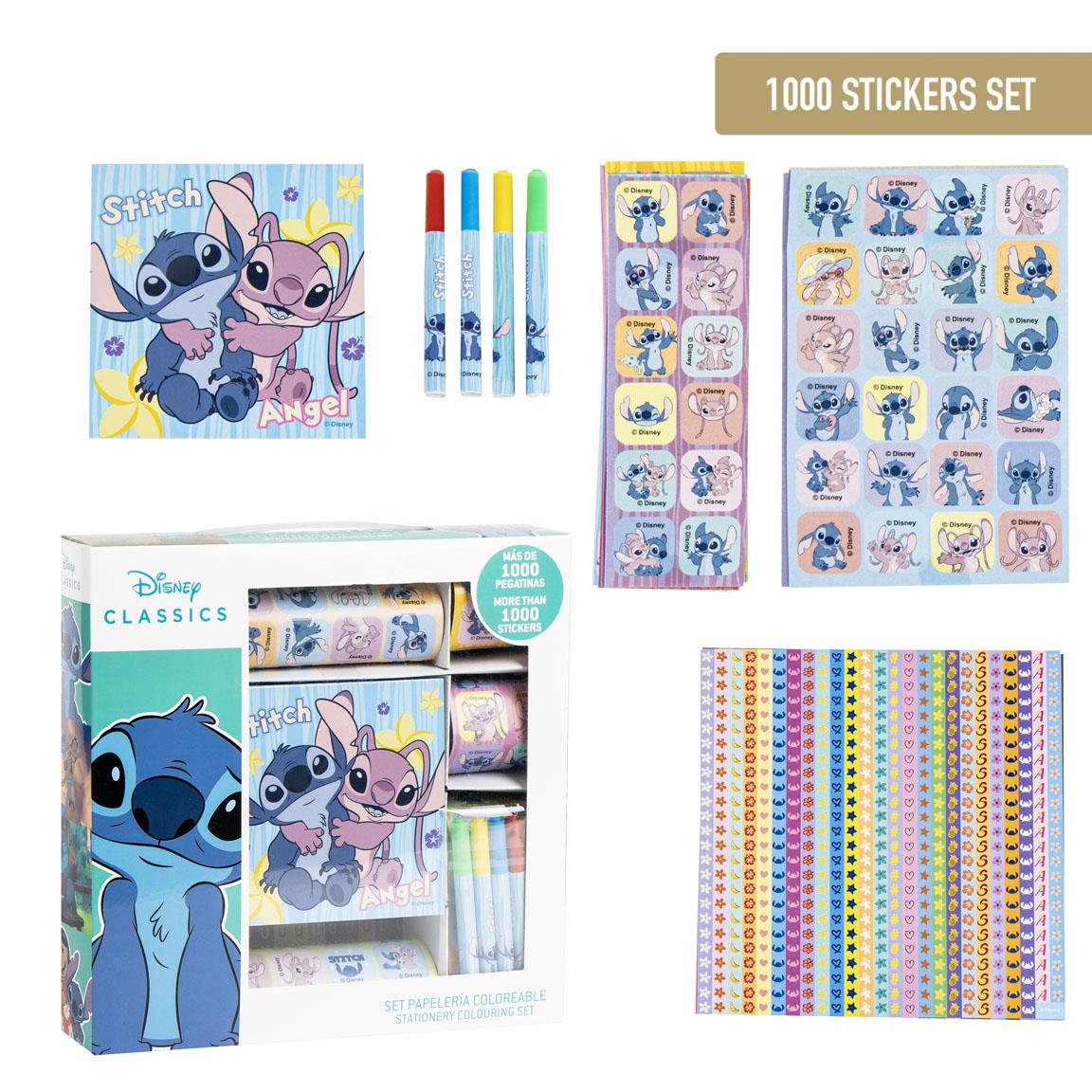 Cerdá Stitch set od 1000 naljepnica