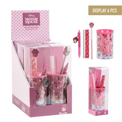 Cerdá Minnie set školskog pribora s držačem za olovke