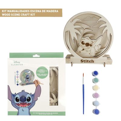 Cerdá Stitch drvene figure za bojenje