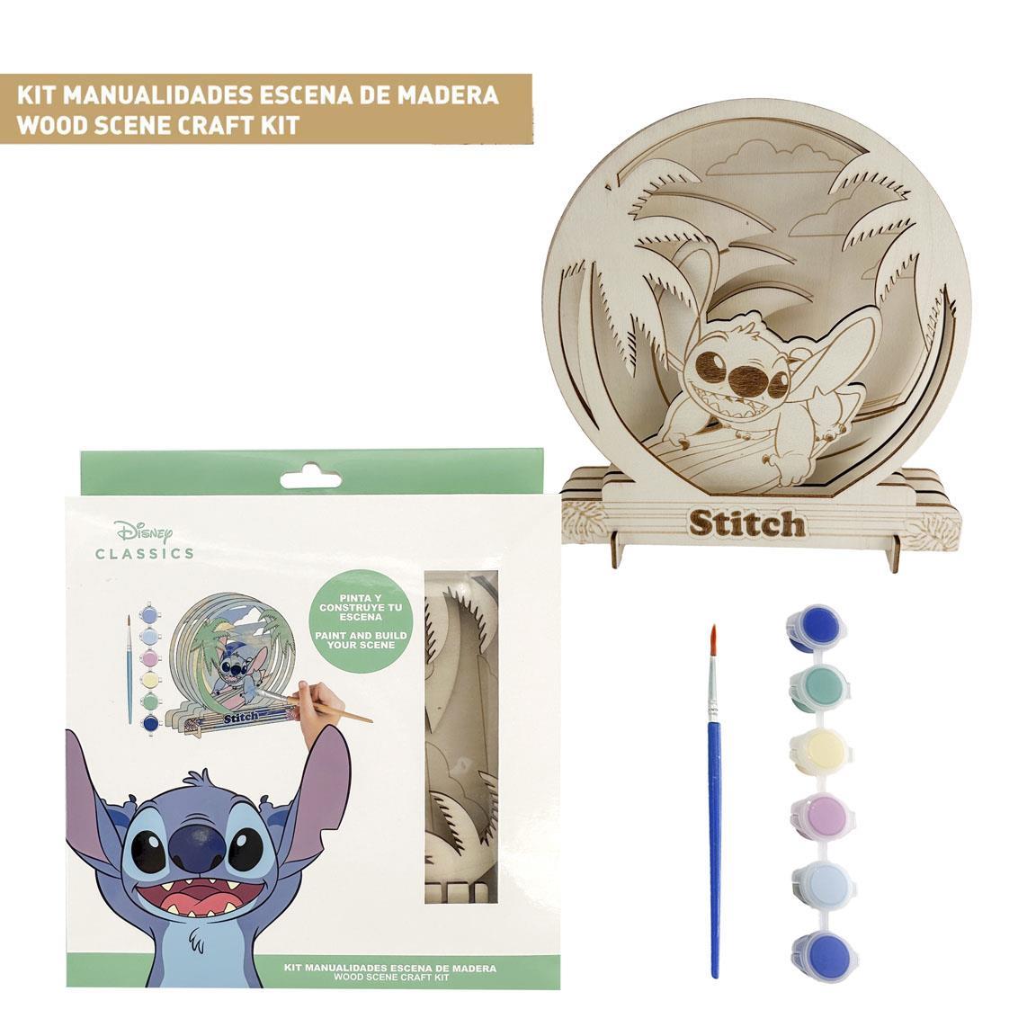Cerdá Stitch drvene figure za bojenje