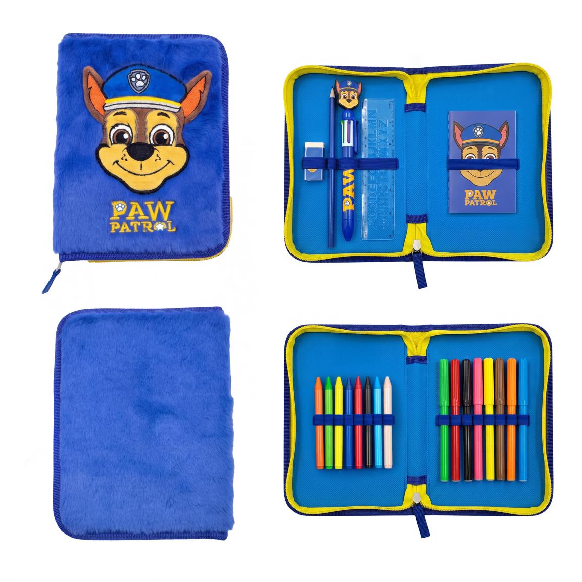 Cerdá Paw Patrol opremljena pernica s 2 pretinca
