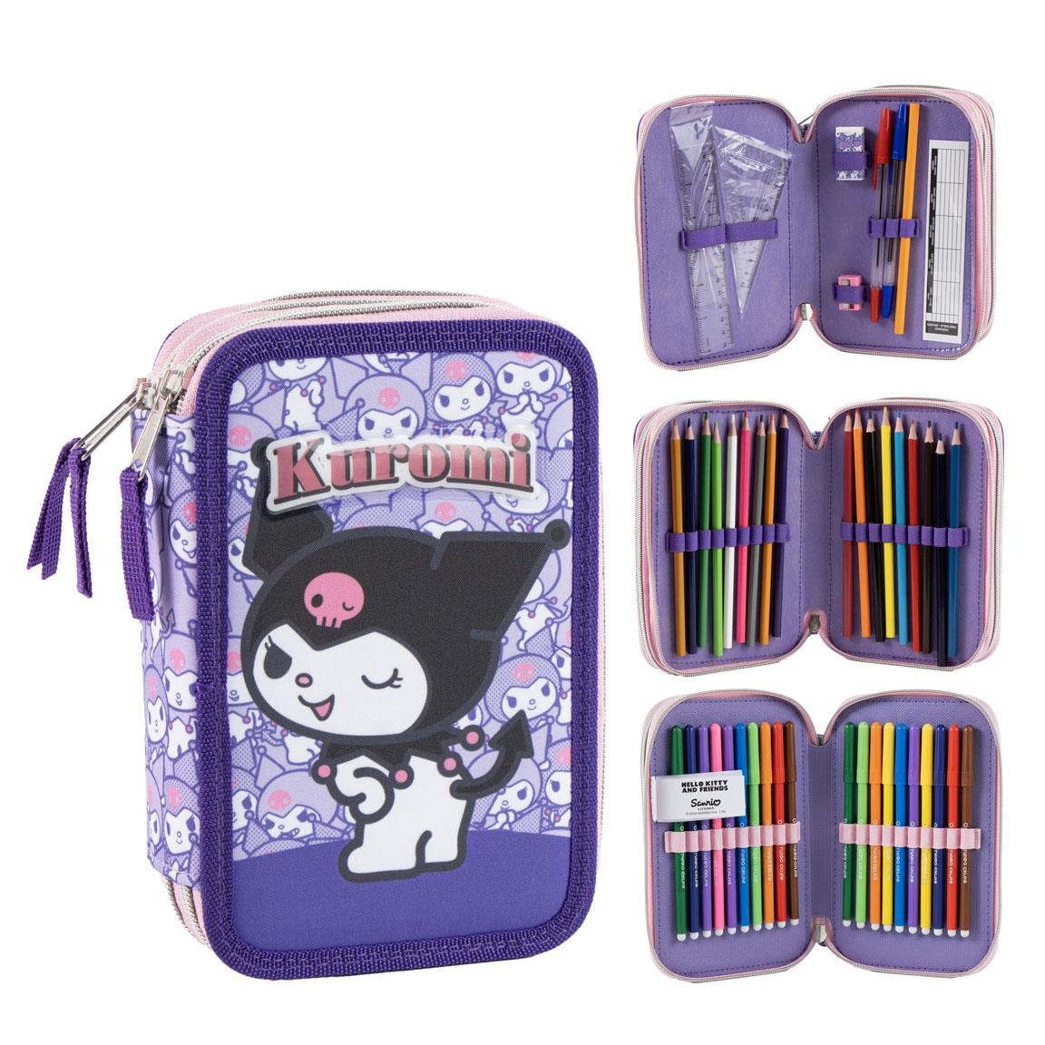 Cerdá Hello Kitty Kuromi opremljena pernica