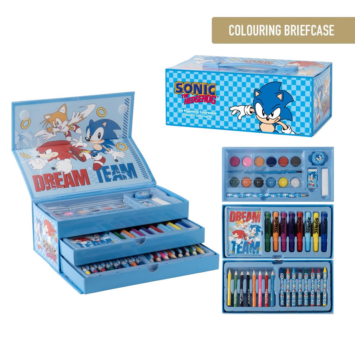 Cerdá Sonic set za bojenje u koferčiću – varijanta 2