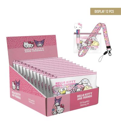 Cerdá Hello Kitty set školskog pribora s privjeskom