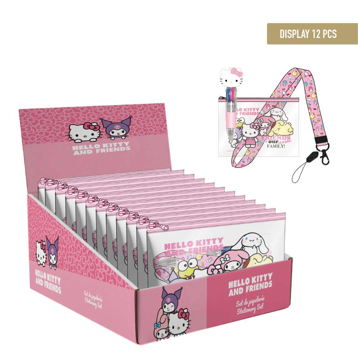 Cerdá Hello Kitty set školskog pribora s privjeskom