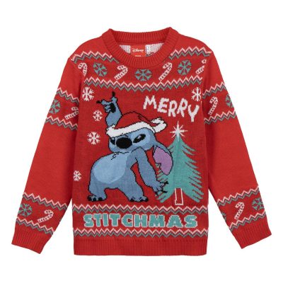 Cerdá Stitch božićni pleteni džemper