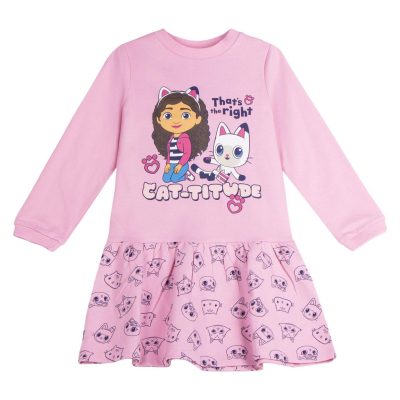 Cerdá Gabby’s Dollhouse dječija French terry haljina