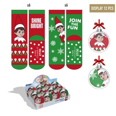 Cerdá Elf on the Shelf dječije protuklizne čarape – dizajn 1