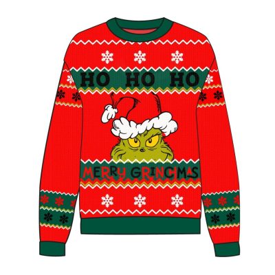 Cerdá The Grinch božićni pleteni džemper – dizajn 2